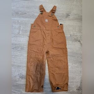 Toddler Lined Carhartt 3T Overalls
